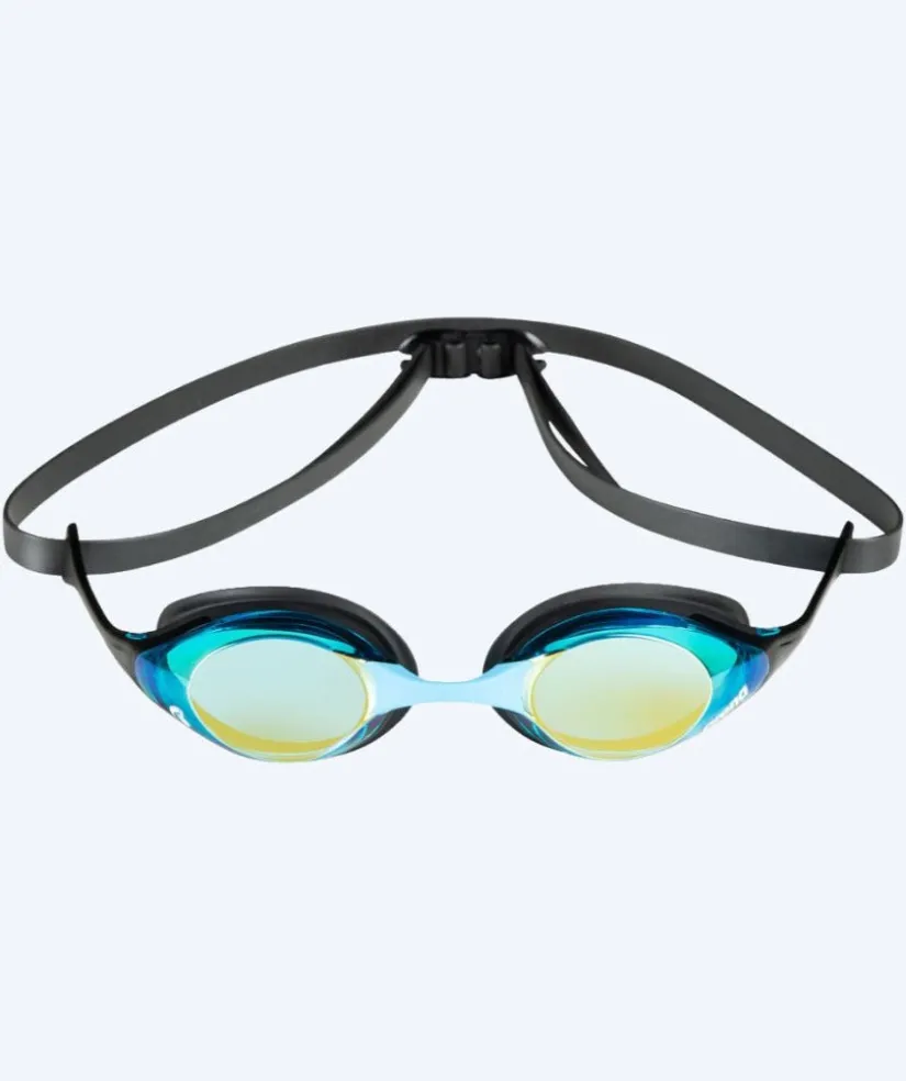 Best Arena svømmebriller - Cobra SWIPE Mirror - Sort/aqua