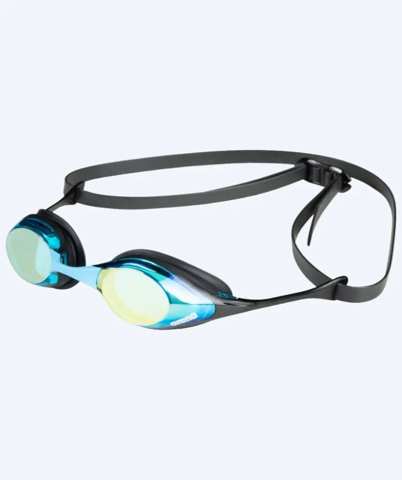 Best Arena svømmebriller - Cobra SWIPE Mirror - Sort/aqua