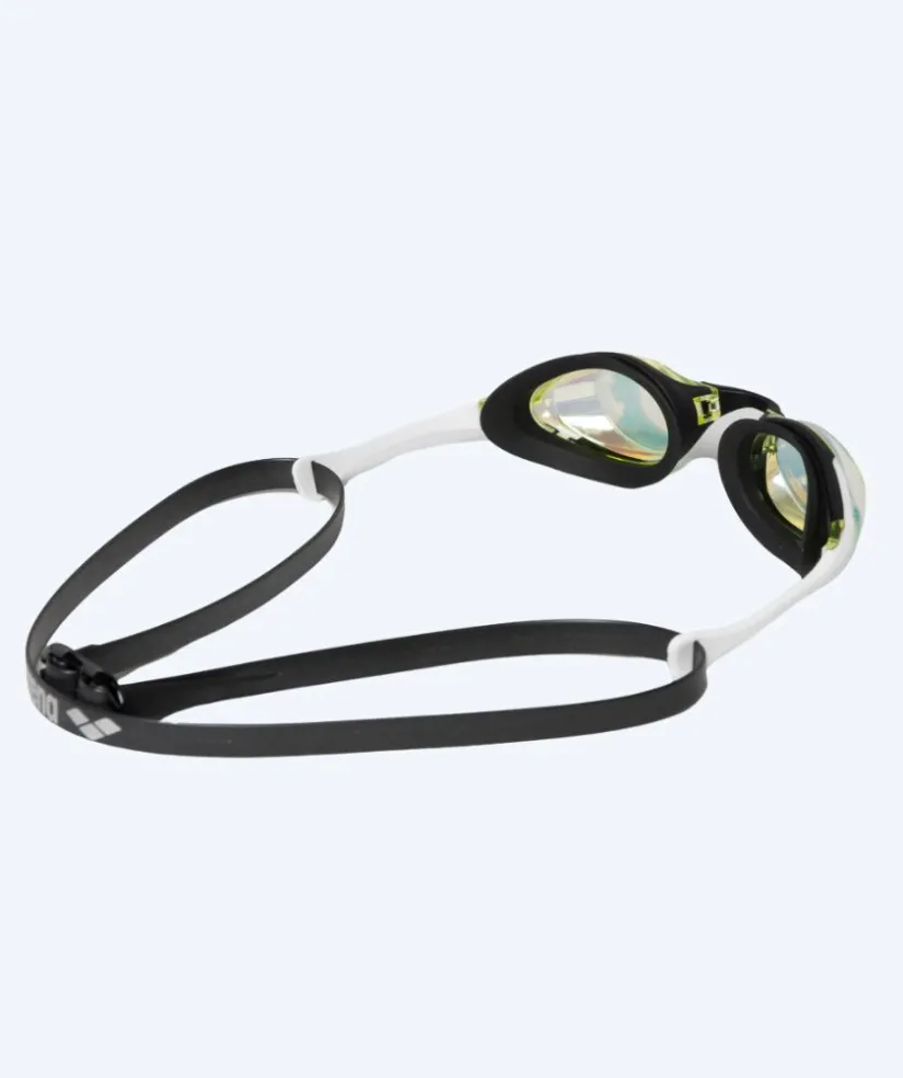 Best Arena svømmebriller - Cobra SWIPE Mirror - Gul/hvid
