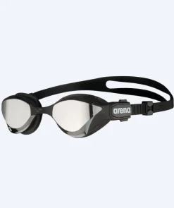 Clearance Arena svømmebriller - Cobra Tri SWIPE - Sort/sølv (Mirror linse)