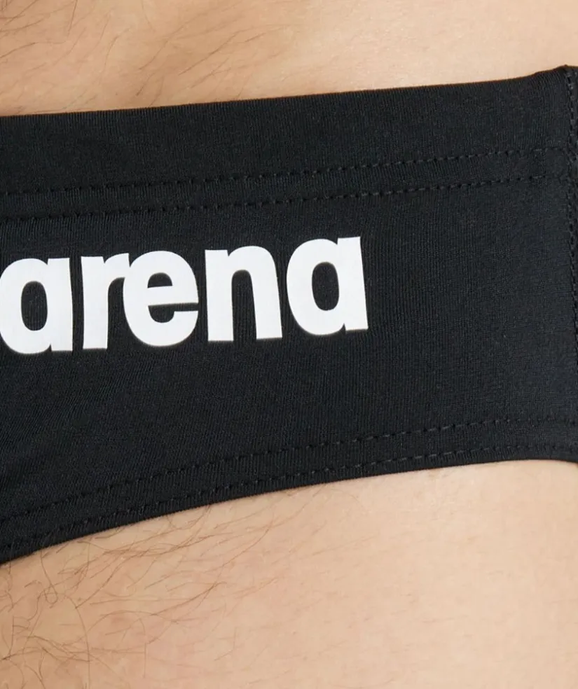 Hot Arena trekantede badebukser til mænd - Team Solid - Sort