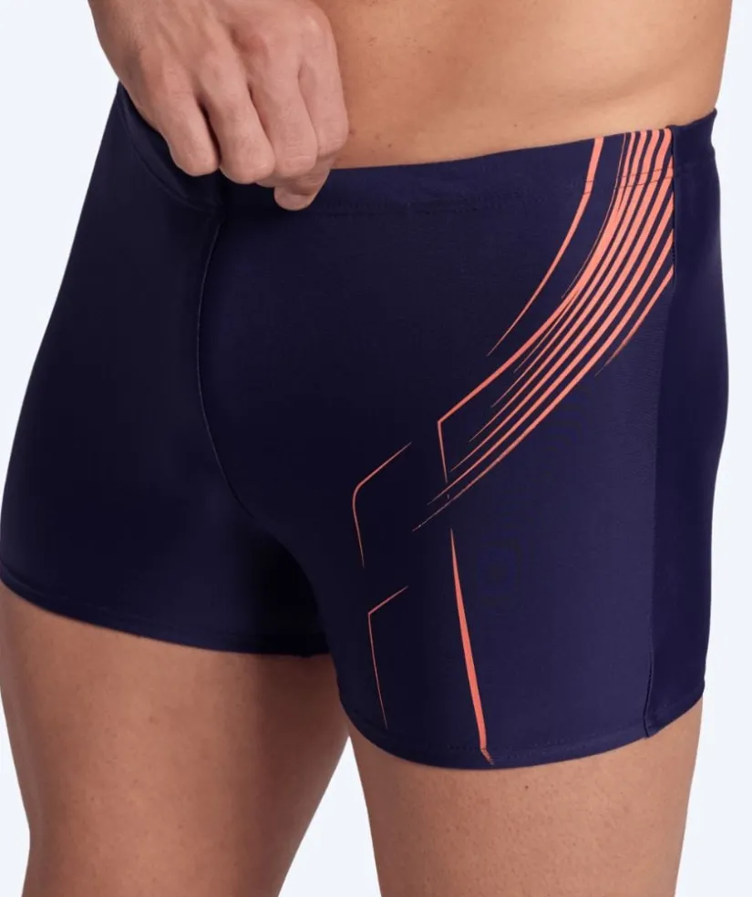 Best Arena trunks til mænd - Dive - Mørkeblå/orange