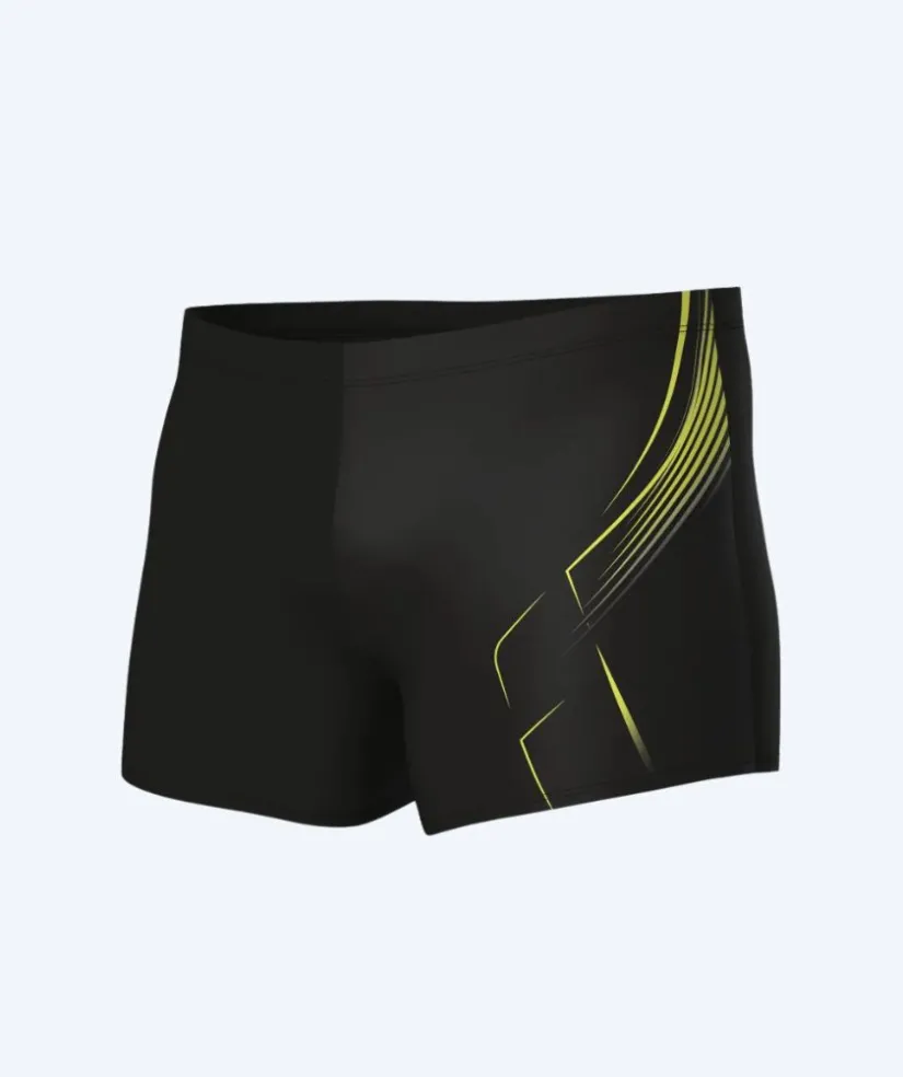 Discount Arena trunks til mænd - Dive - Sort/gul