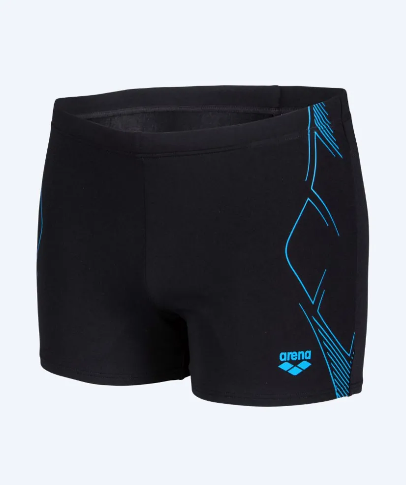 Outlet Arena trunks til mænd - Graphic - Sort/blå
