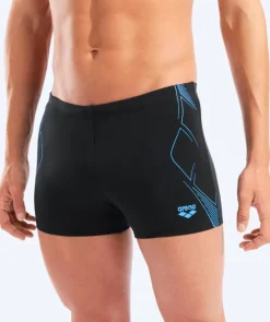 Outlet Arena trunks til mænd - Graphic - Sort/blå
