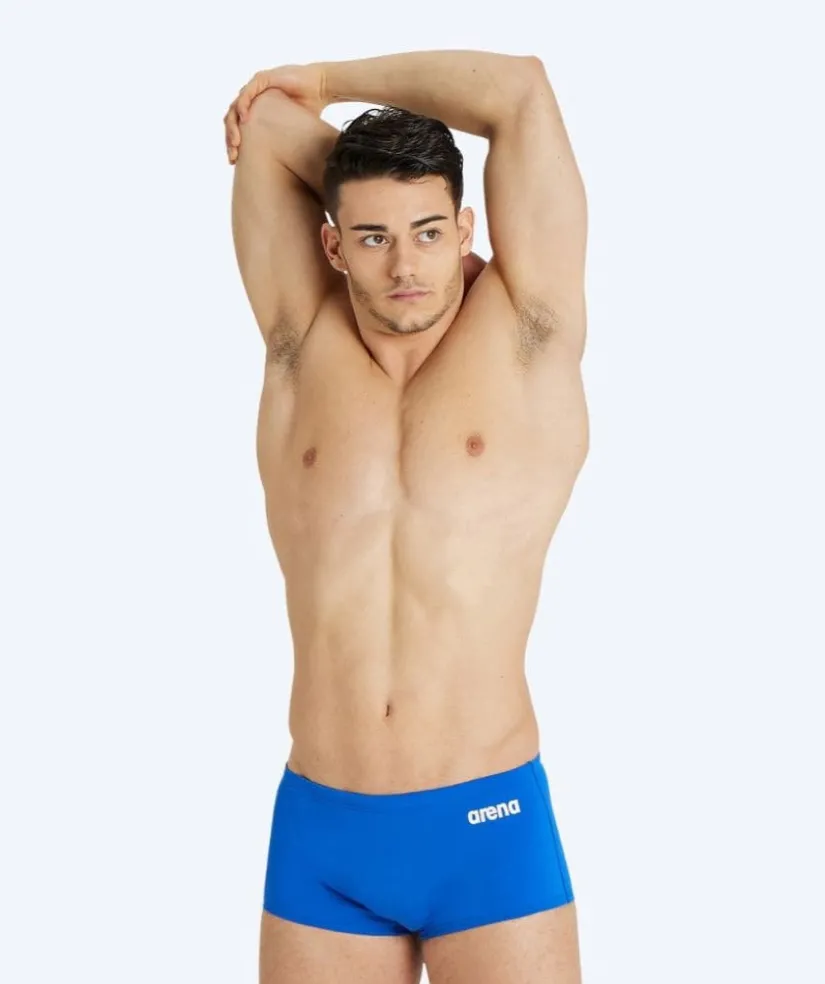 Hot Arena trunks til mænd - Solid Squared - Lyseblå