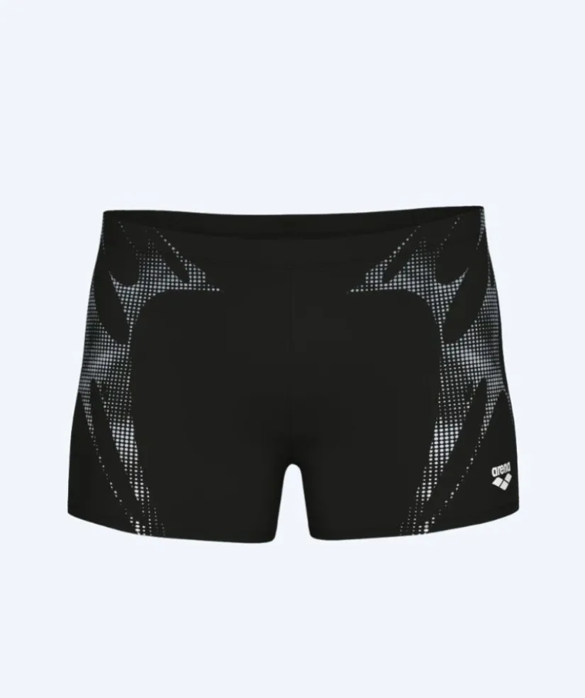 Arena trunks til mænd - Spider Web - Sort/hvid