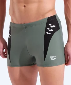 New Arena trunks til mænd - Step Logo - Grøn/sort