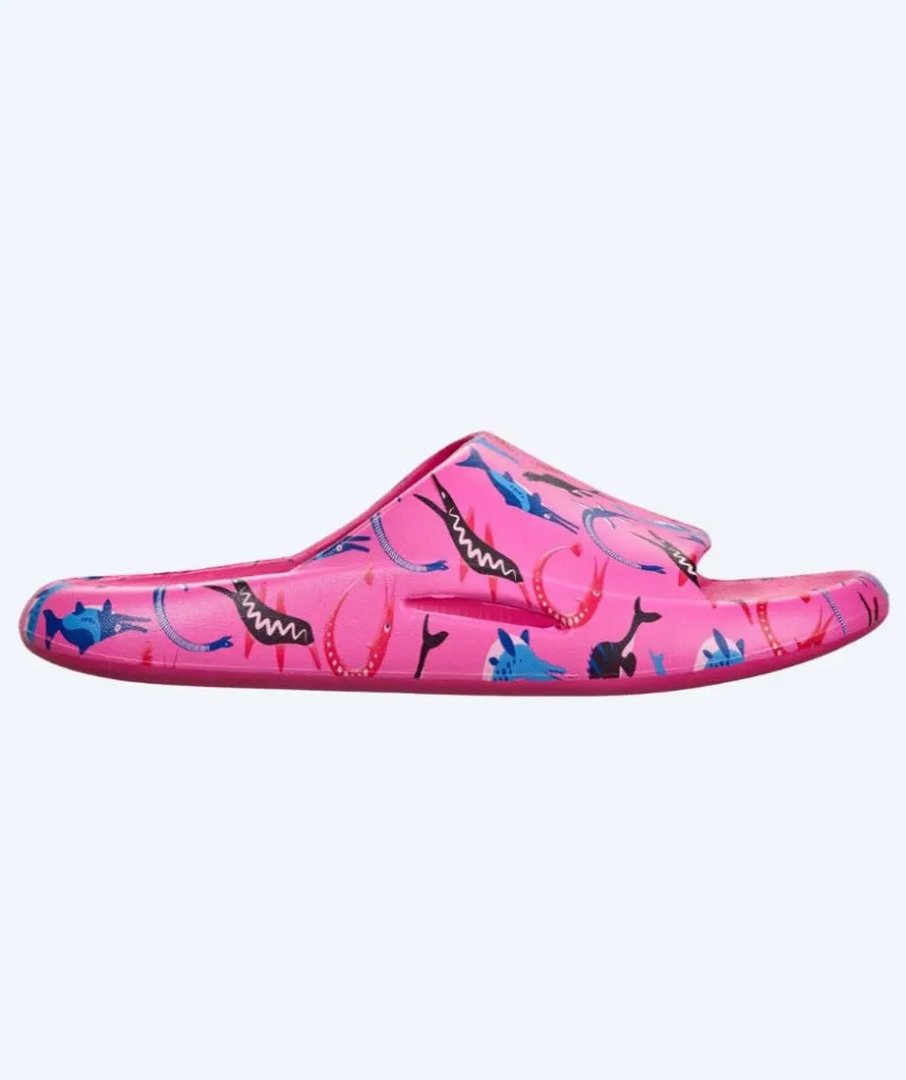 Clearance Beco badesandaler til børn - Ocean Dinos - Pink