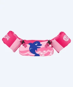 Hot Beco flyde-sæt (bælte og badevinger) til børn (2-6) - Sealife - Pink