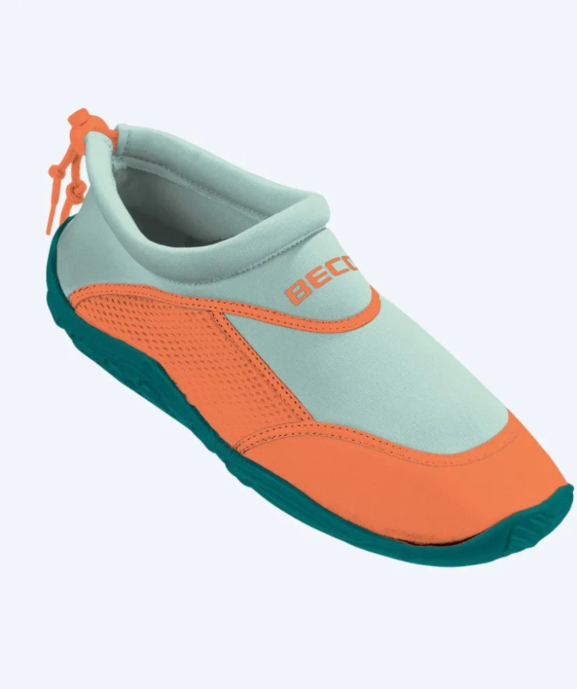 Discount Beco neopren badesko til voksne - Grøn/orange