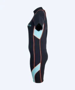 Hot Beco neopren våddragt til damer - Neoprene Shorty - Sort/lyseblå