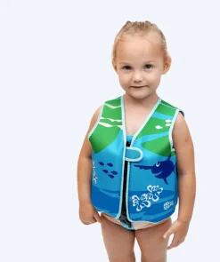Beco svømmevest til børn (1-6) - Sealife - Lyseblå/grøn