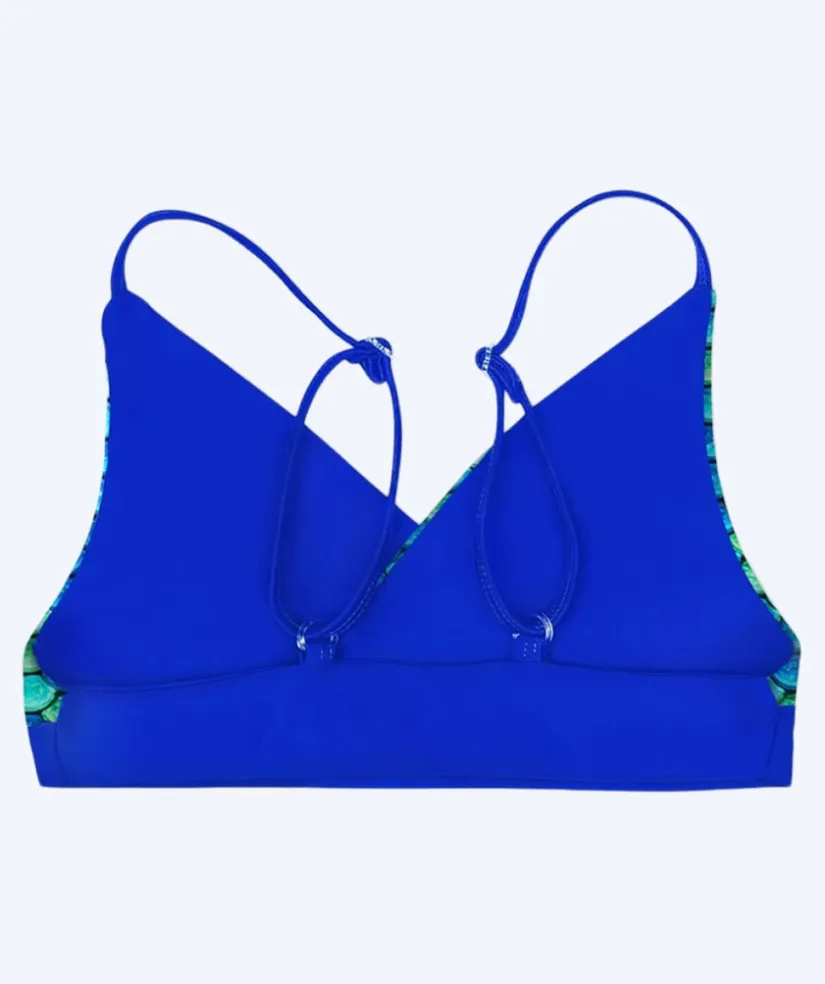 Fin Fun havfrue bikini top til piger uden flæser - Aussie Green (Grøn)