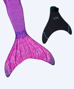 Discount Fin Fun havfruehale til voksne - Sæt - Asian Magenta (Lilla)
