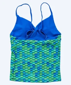 Best Fin Fun tankini top til piger - Aussie Green