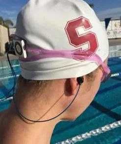 Outlet H2O Audio H2OAudio vandtætte høretelefoner - Surge S Plus - kort snor - Blå