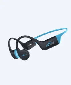 Best H2O Audio H2OAudio vandtætte høretelefoner - Tri 2 Multi-Sport m. BT og MP3 - Blå/sort