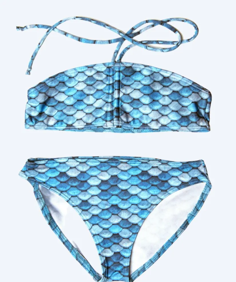 Hot Kuaki Mermaids bikini underdel til piger - Blå
