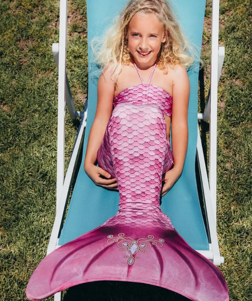 Hot Kuaki Mermaids havfruehale til børn - Sæt - Princess