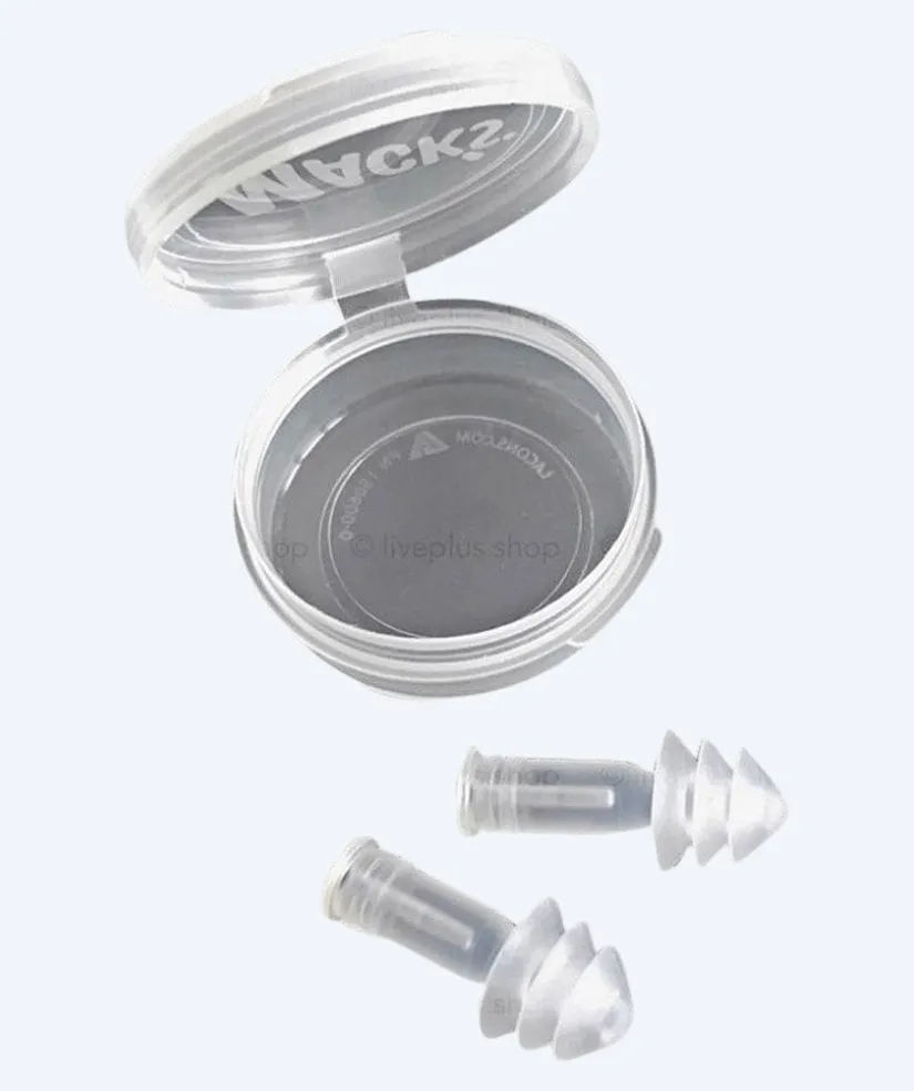 Clearance Macks Earplugs Mack´s ørepropper til svømning 2 par - Aqua Block - Klar