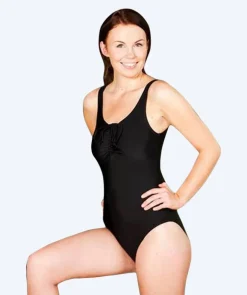 Hot Mirou badedragt i plus size til damer - 1178s - Sort
