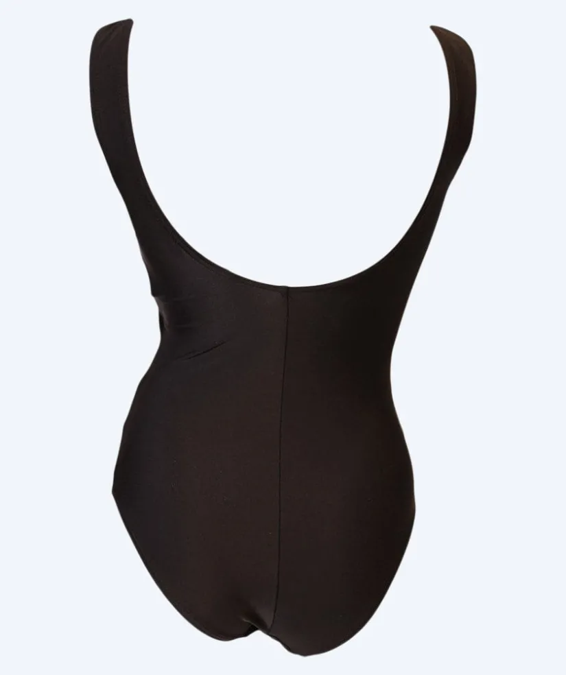 Mirou badedragt i plus size til damer - Classic 241s - Sort/hvid