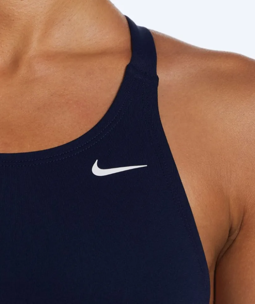 Nike badedragt til damer - Hydrastrong Fastback - Mørkeblå