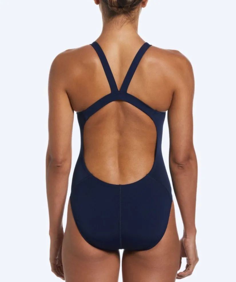 Nike badedragt til damer - Hydrastrong Fastback - Mørkeblå