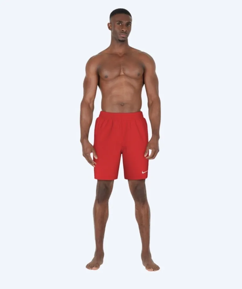 Online Nike badeshorts til mænd - Essential - Rød