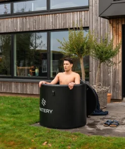 Sale Watery Pakketilbud: Deluxe oppustelig isbad & vandkøler