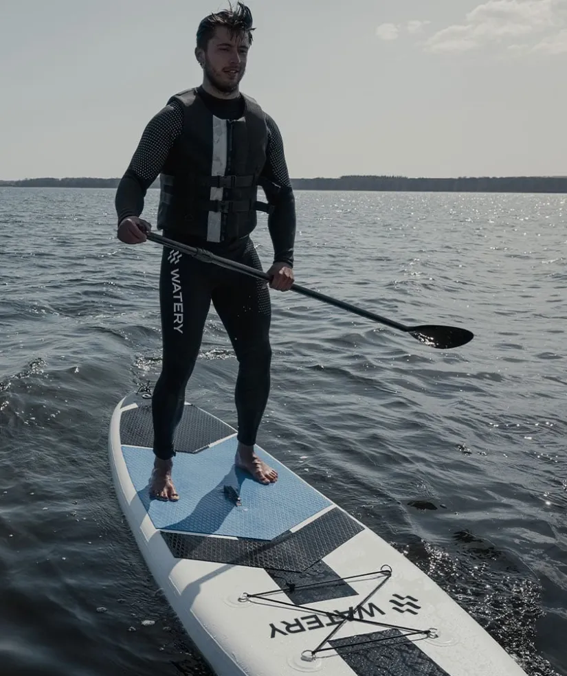 Hot Watery Pakketilbud: 2x Global oppustelig SUP PaddleBoard 10'6