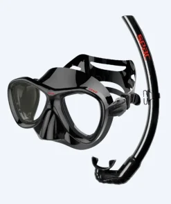 New SEAC Combo snorkelsæt til voksne - Cove - Sort