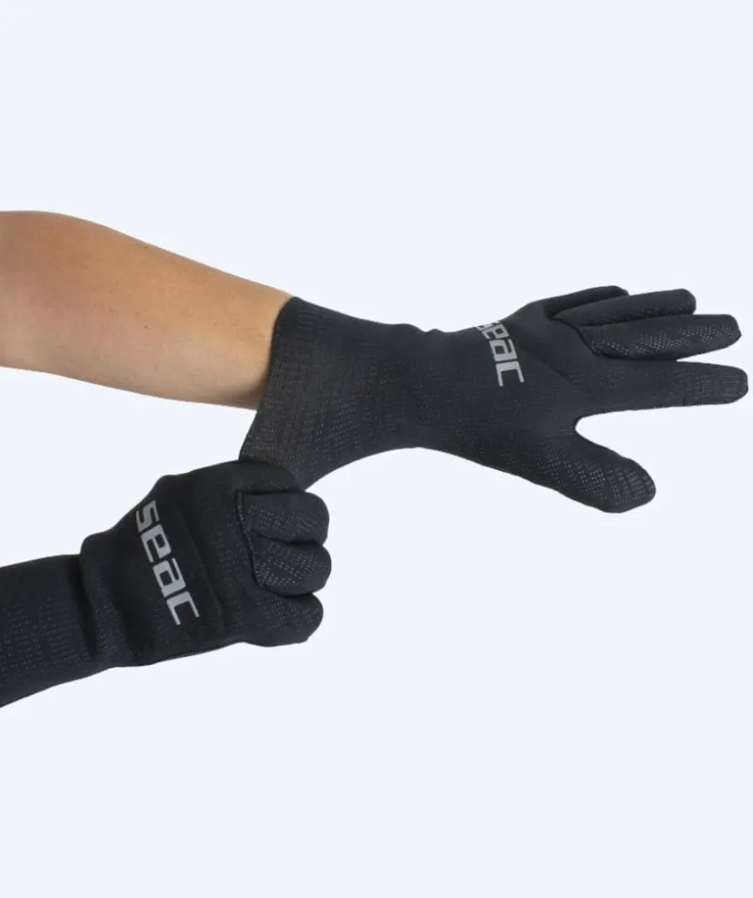 New SEAC dykkerhandsker til voksne - Ultraflex 3,5 MM - Sort