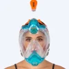 Sale SEAC fullface dykkermaske til voksne - Libera L/XL - Orange/blå