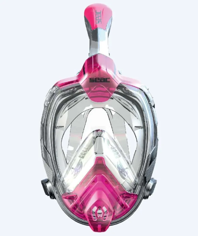 Discount SEAC fullface dykkermaske til voksne - Libera S/M - Pink