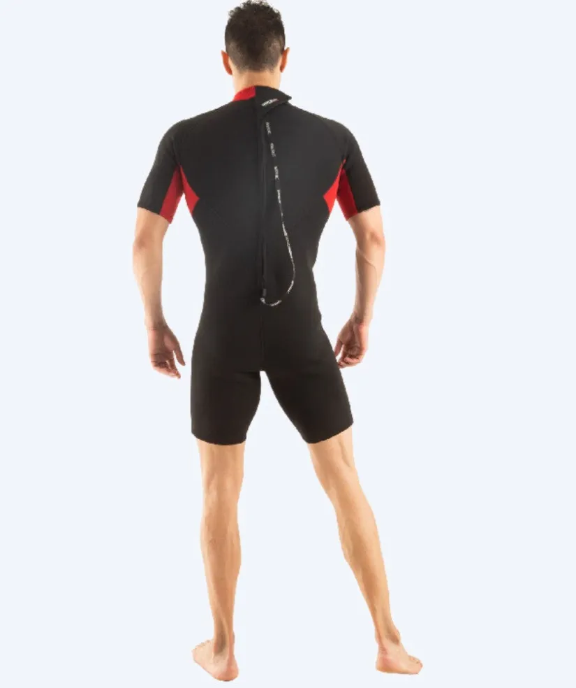 Discount SEAC våddragt til mænd - Relax Short (2,2mm) - Sort/rød