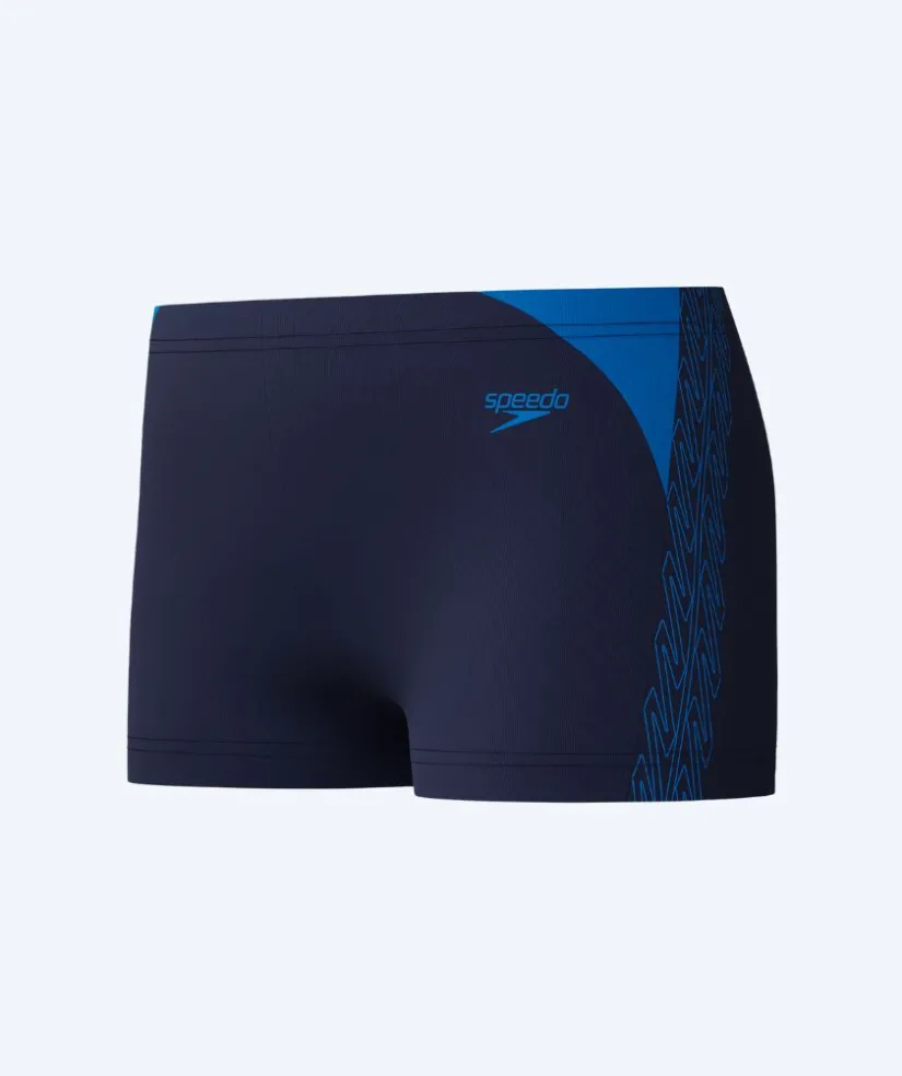 New Speedo aquashorts til drenge - Hyperboom Splice - Mørkeblå/blå