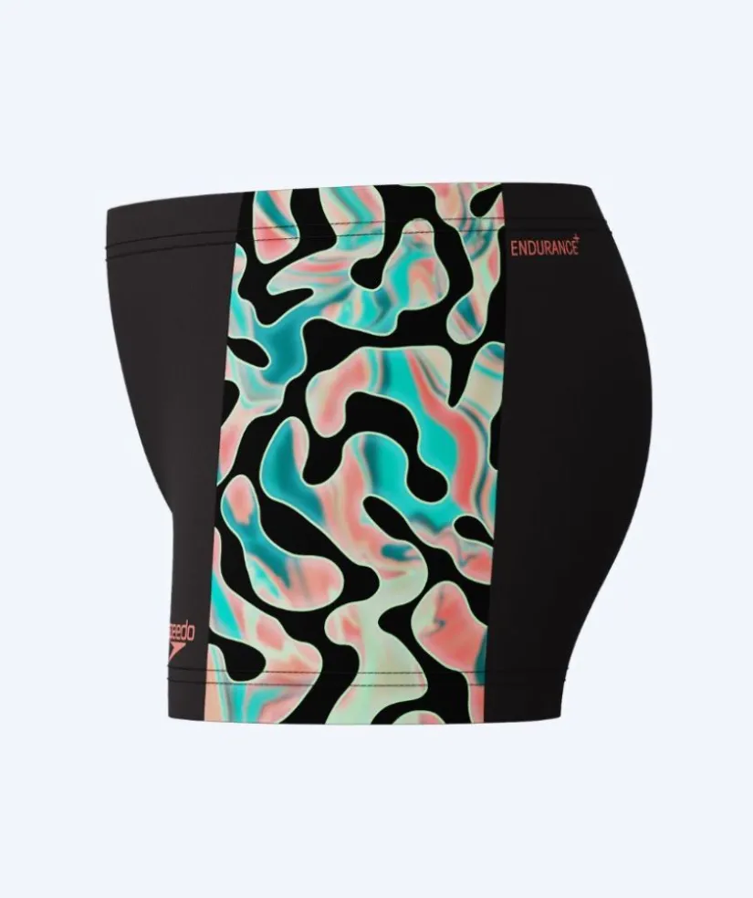 Outlet Speedo aquashorts til drenge - Digital Panel - Sort/grøn