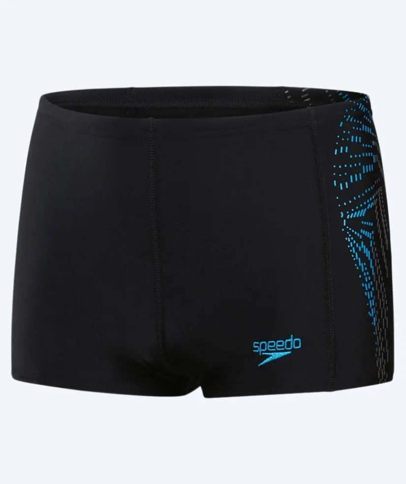 Discount Speedo aquashorts til drenge - Allover Panel - Sort/lyseblå