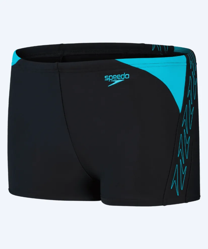 Discount Speedo aquashorts til drenge - Hyperboom Splice - Sort/blå