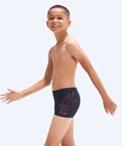 New Speedo aquashorts til drenge - Hyperboom Placement - Blå/rød