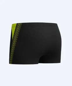 Clearance Speedo aquashorts til drenge - Hyperboom Splice - Sort/gul