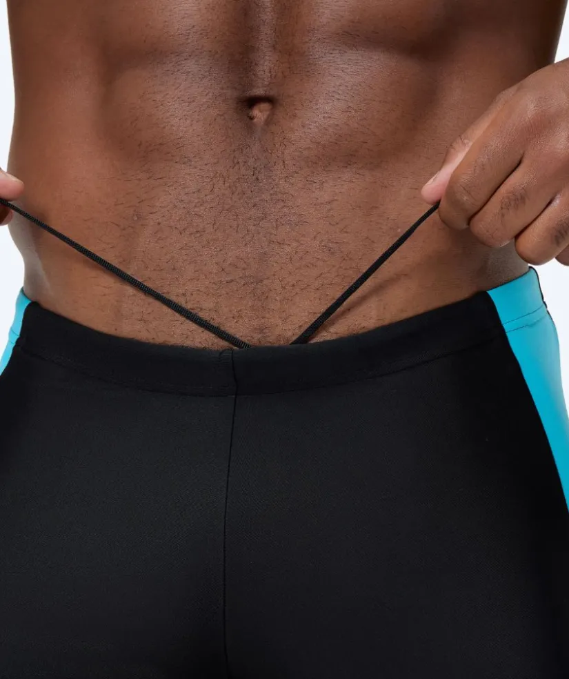 Hot Speedo aquashorts til mænd - Dive - Sort/lyseblå