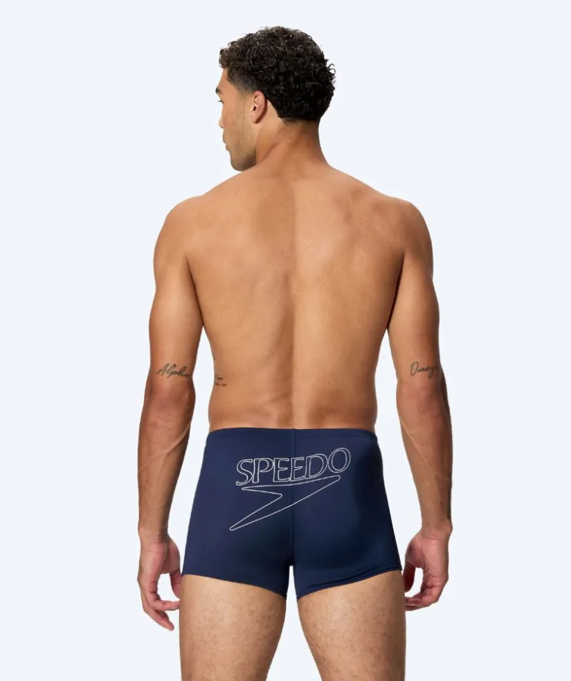 Speedo aquashorts til mænd - Endurance Logo - Mørkeblå