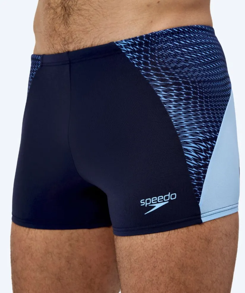 Speedo aquashorts til mænd - Endurance Max Splice - Mørkeblå/blå