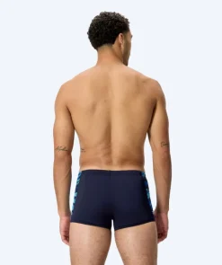 Online Speedo aquashorts til mænd - Hyperboom Splice - Mørkeblå/lyseblå