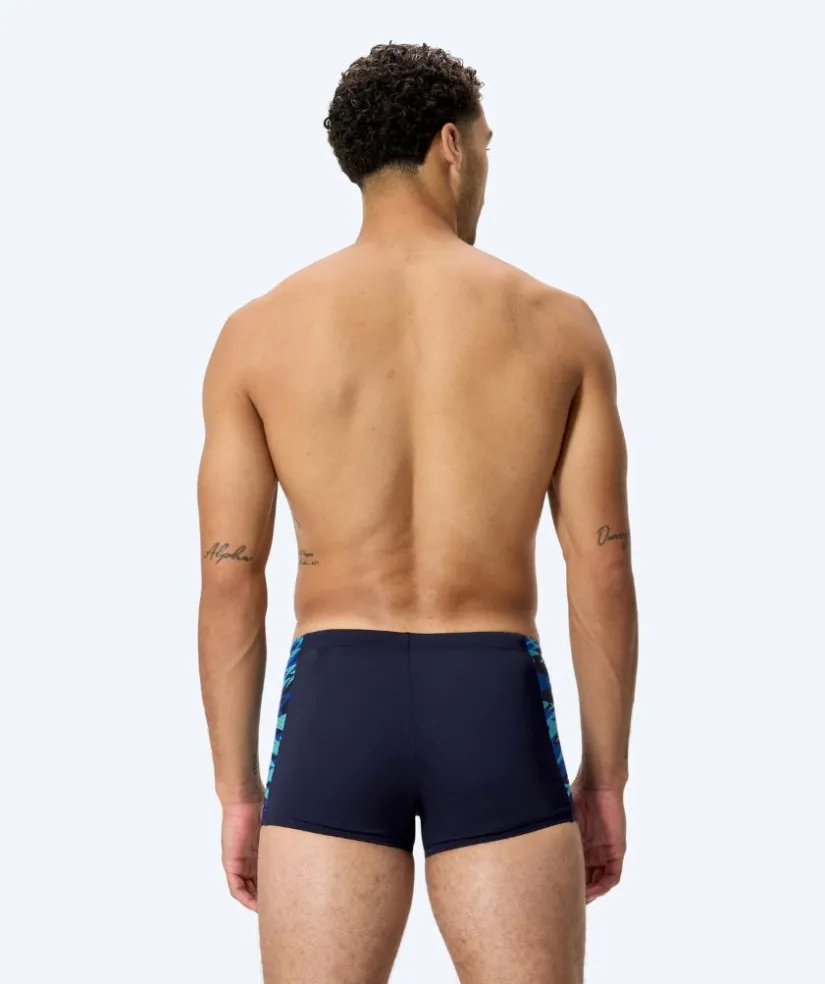 Online Speedo aquashorts til mænd - Hyperboom Splice - Mørkeblå/lyseblå