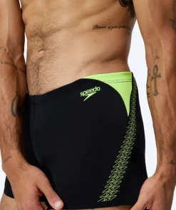 Sale Speedo aquashorts til mænd - Hyperboom Splice - Sort/gul