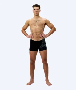 Hot Speedo aquashorts til mænd - Hyperboom V-Cut - Sort/grøn